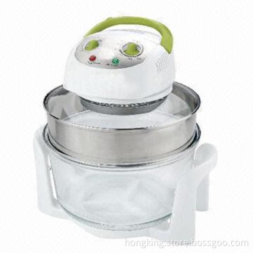 Deluxe Halogen Oven with Stainless Steel Panel